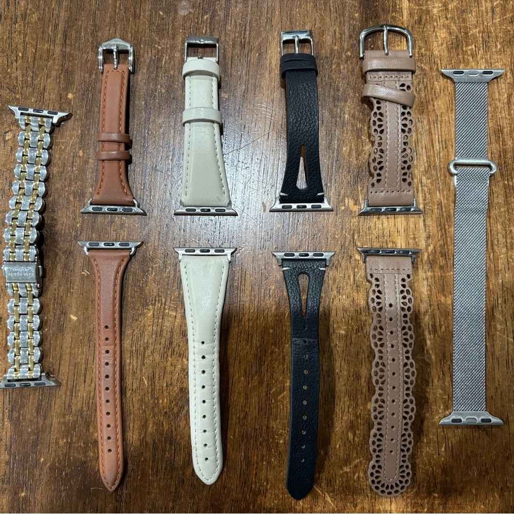 Assorted Apple Watch Bands Collection
